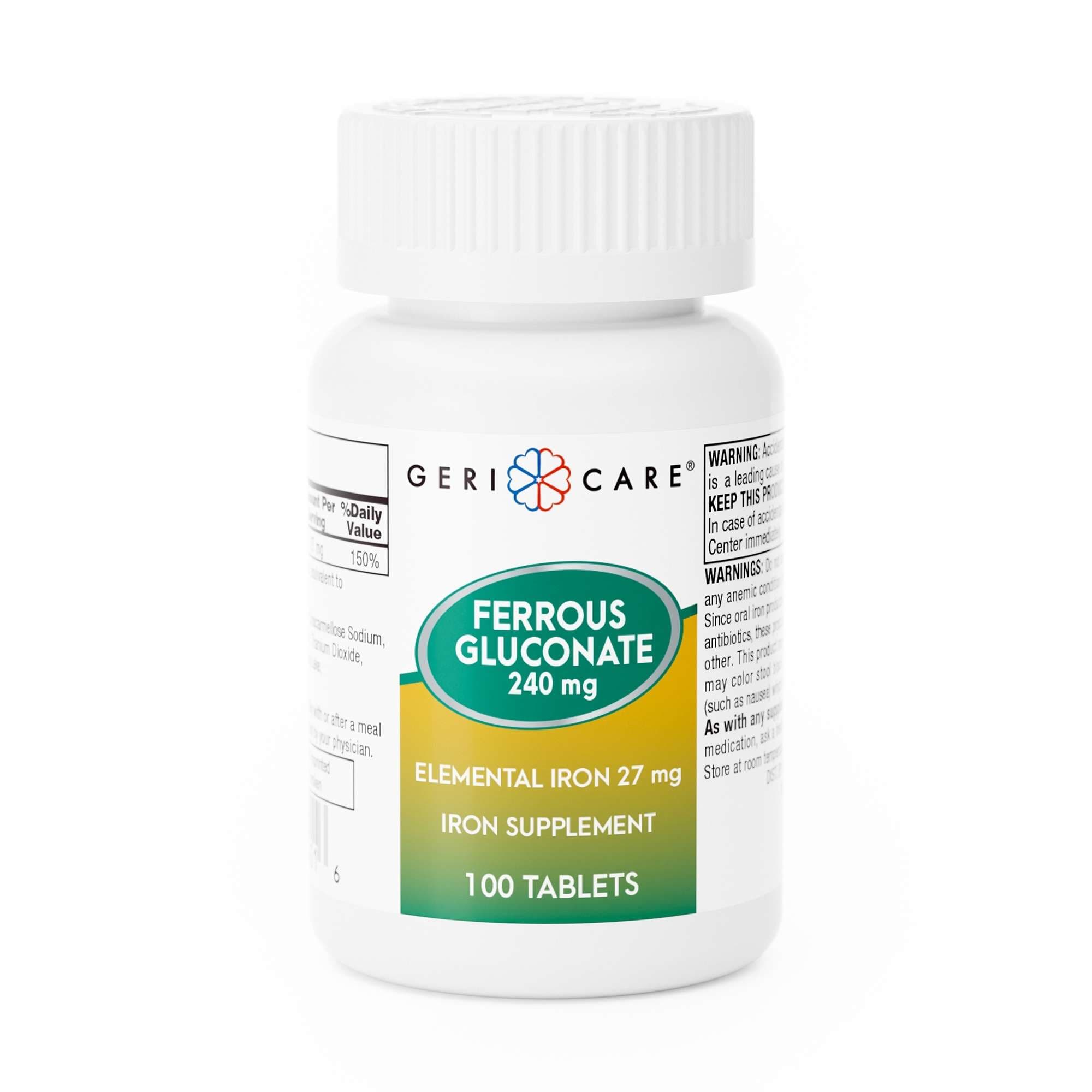 Geri-Care Mineral Supplement Tablet, 240 mg Strength - Bottle of 100 - Image 1
