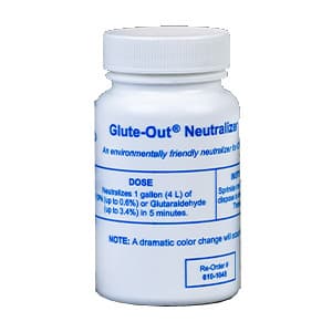 Glute-Out OPA and Glutaraldehyde Neutralizer RTU Powder Single Use, 2 oz. - Box of 24 - Image 1