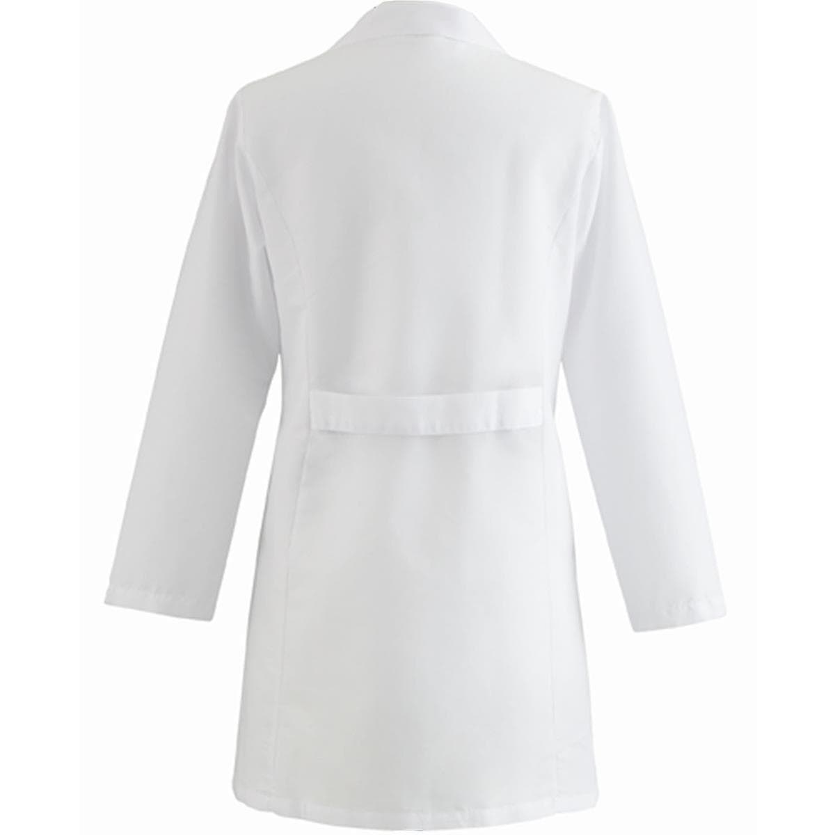 Medline Poplin 80% Polyester and 20% Cotton Staff-Length Lab Coat - Image 2