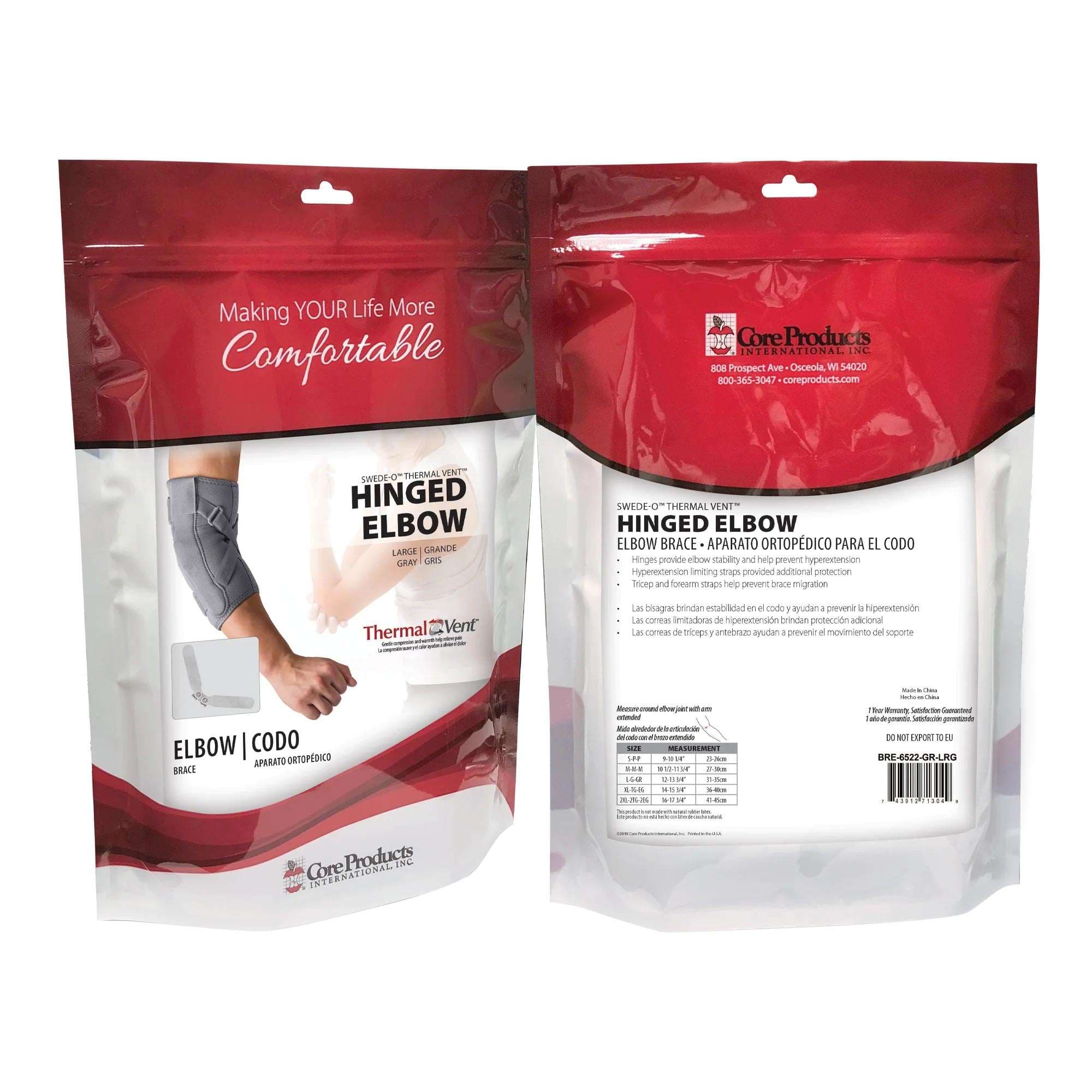 Swede-O Thermal Vent Hinged Elbow Brace - Image 6