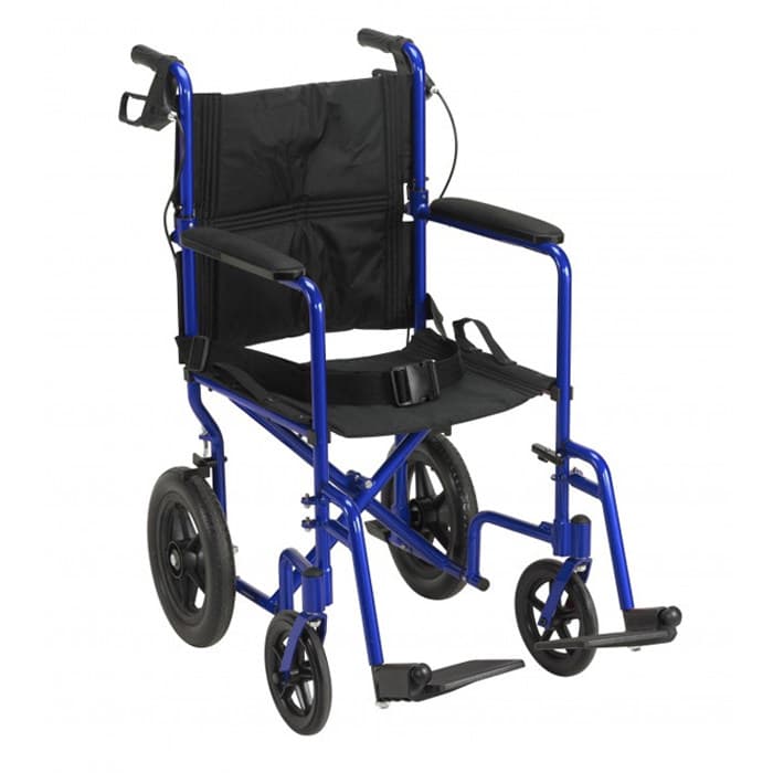 Drive Medical lightweight expedition aluminum transport wheelchair - Image 4