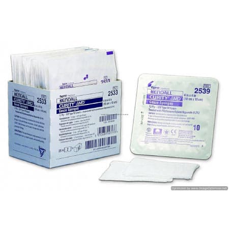 Curity AMD Antimicrobial Woven Sponges with Peel Back Package - Image 2