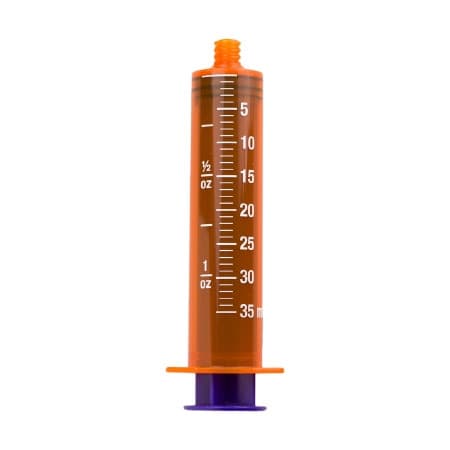 Vesco Oral Medication Syringe, Amber Barrel - Image 4