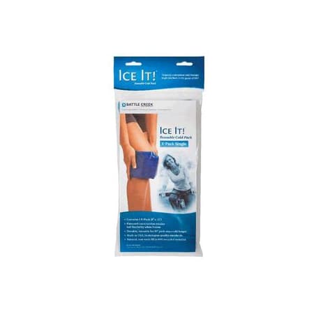 Battle Creek Ice It! ColdComfort Cold Therapy Refill, E-Pack, 6" x 12" Vinyl