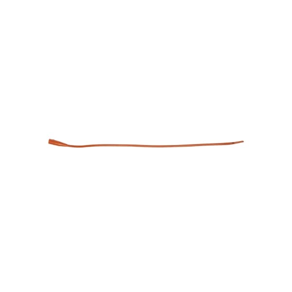 Bardia Red Rubber Intermittent Catheters, Coude Tip, 14 Fr - Case of 100 - Image 1