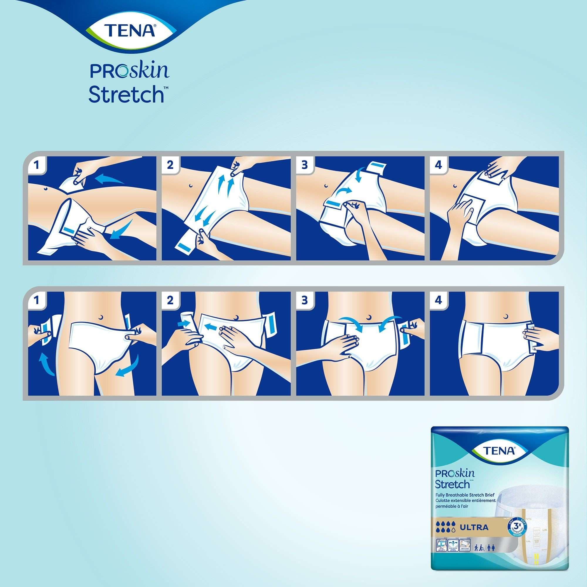 TENA ProSkin Stretch Ultra Briefs - Image 4