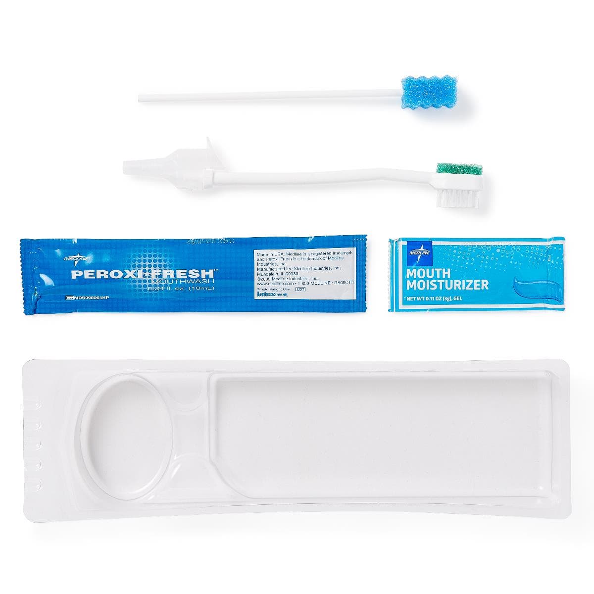 Medline Suction Toothbrush Kit with Hydrogen Peroxide - Image 2
