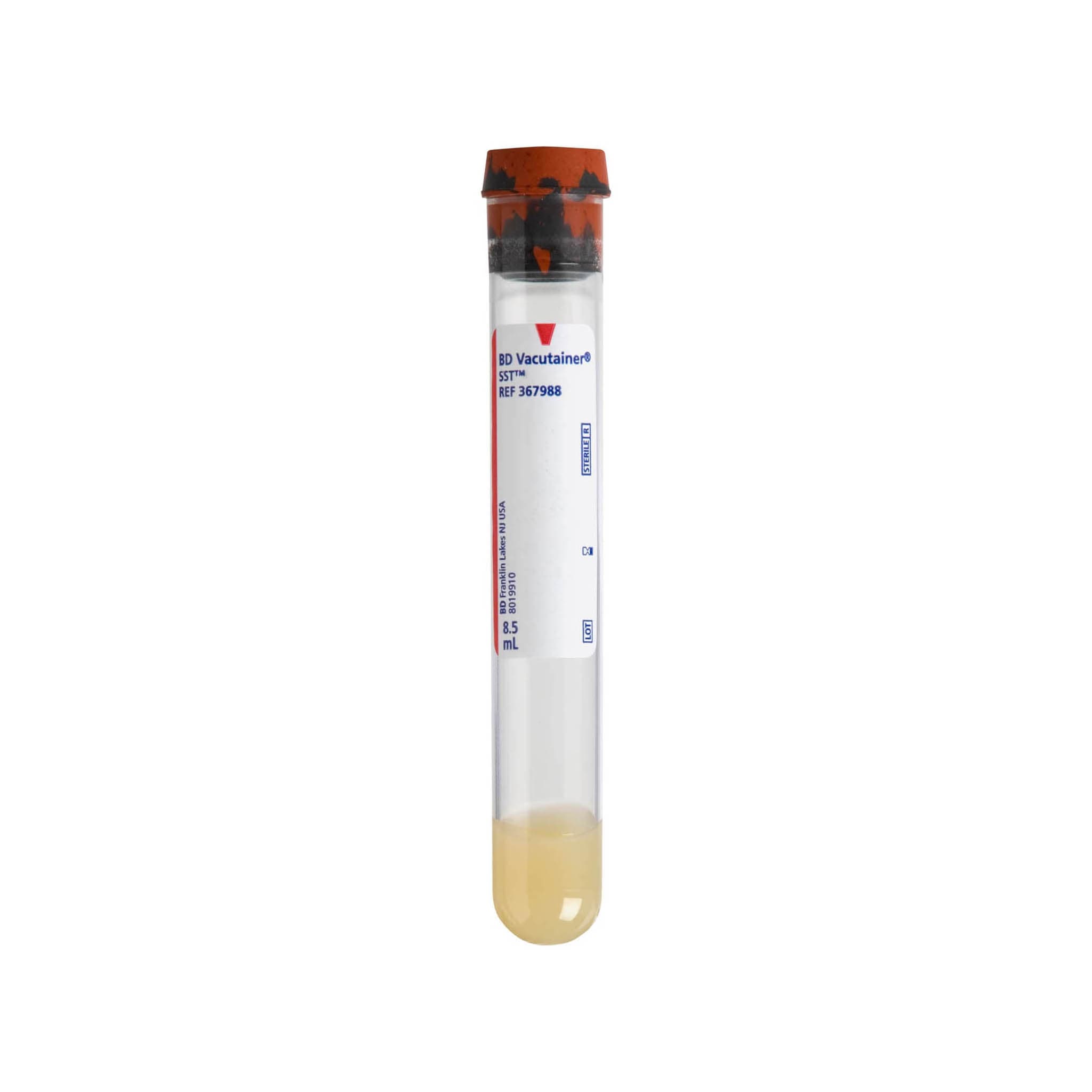 BD Vacutainer SST Venous Blood Collection Serum Tube, 8.5 ML - Case of 1000 - Image 1