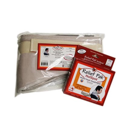 Relief Pak HotSpot Moist Heat pack and Cover Set, Neck Set - Image 1