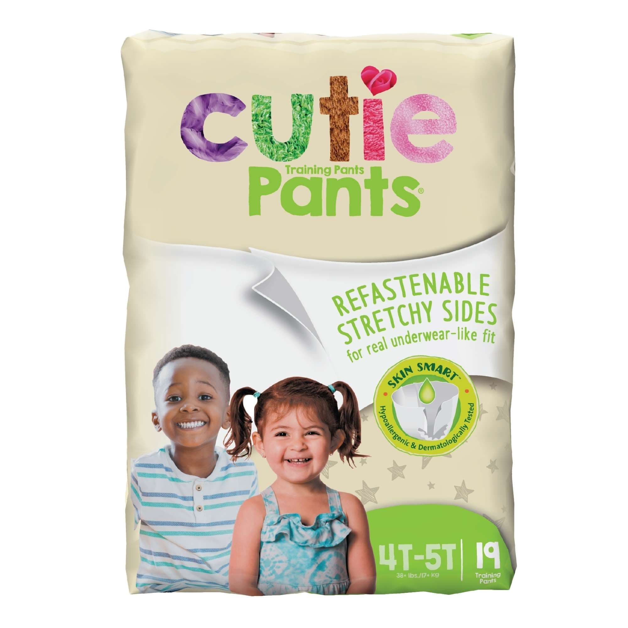 Cuties Toddler Unisex Training Pants, 4T to 5T - Case of 76 - Image 1