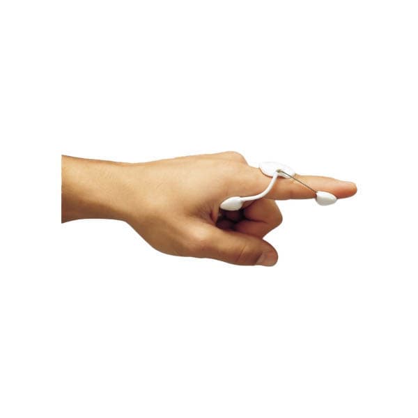 Deroyal Finger Splint White Pull-On Spring Finger Extension, Medium - Each - Image 1