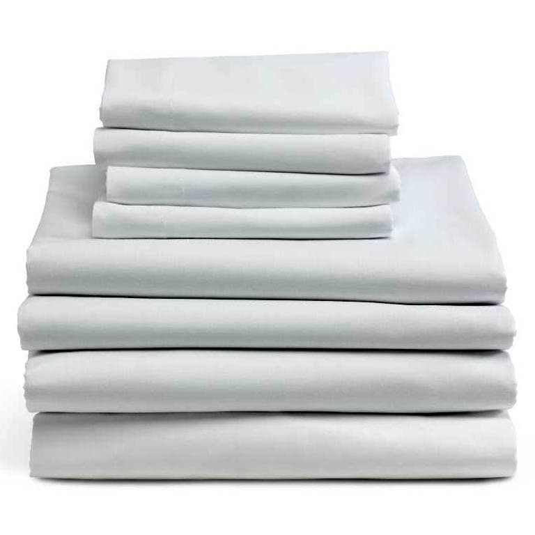Medline Interblend Percale White Woven Flat Sheet - 1 Dozen - Image 2