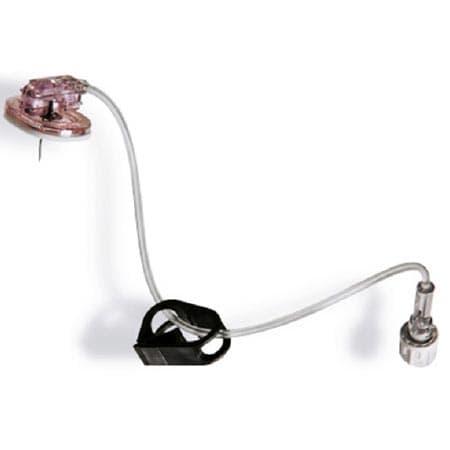 SafeStep Huber Needle Set without Y-Injection Site, 22 Gauge, 3/4 Inch - Each - Image 1