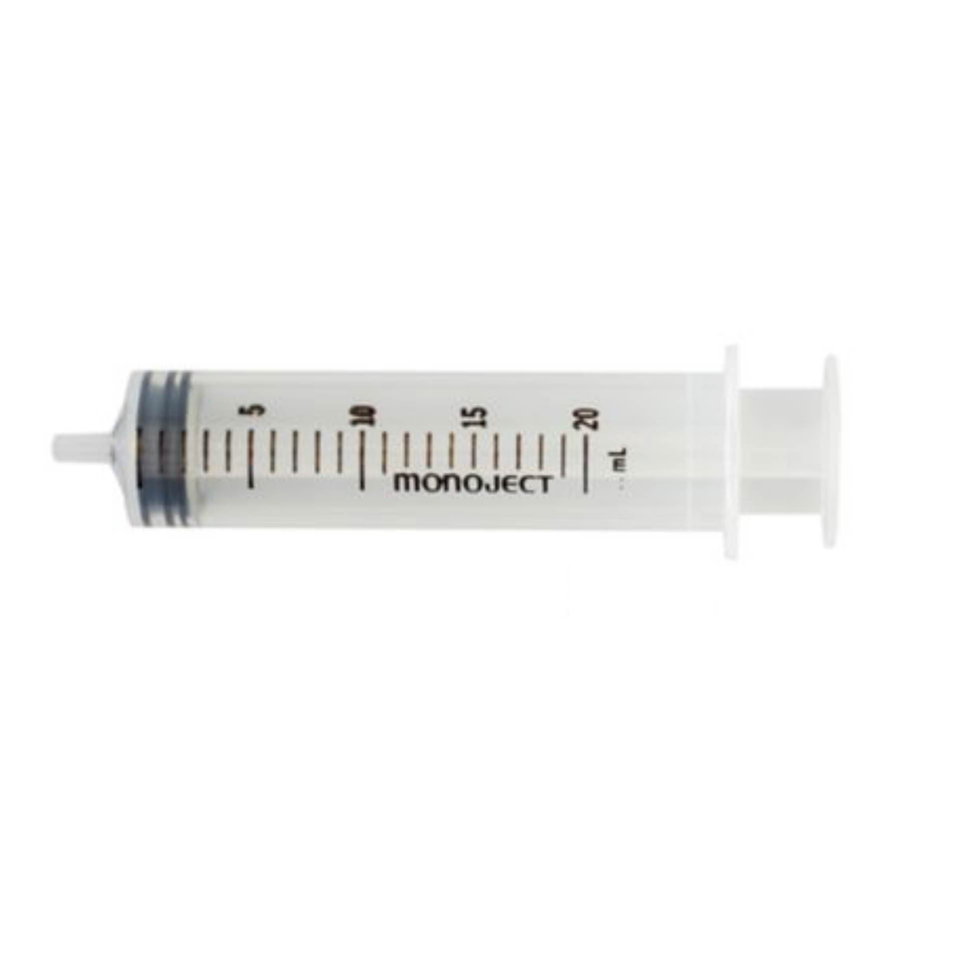 Monoject Soft Pack Syringes, 20 ML, Luer Slip Tip - Case of 160 - Image 1