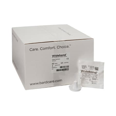 WideBand Male External Catheter with additional adhesive, 32mm - Box of 100 - Image 1