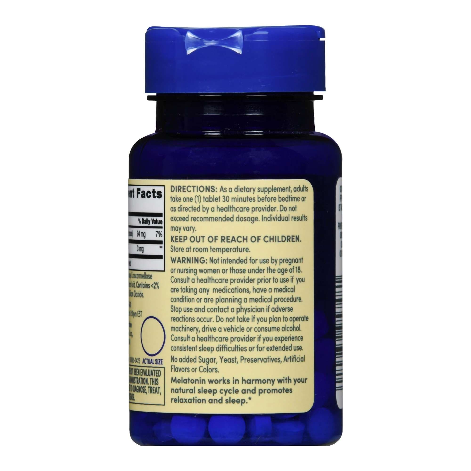 Foster & Thrive Melatonin Natural Sleep Aid, 3 mg - Image 3
