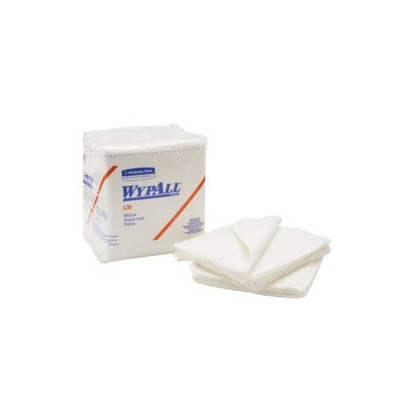 WypAll L30 Task Wipe Poly Pack, 12 x 12-1/2 Inch - Package of 90 - Image 1