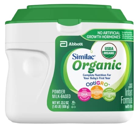 Similac Organic Complete Nutrition Infant Formula with Optigro