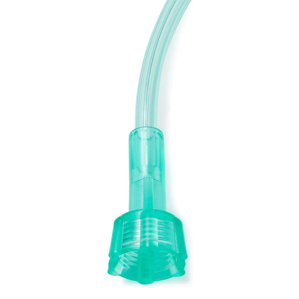 Medline Green Oxygen 25' Tubing With Standard Connector - Image 1