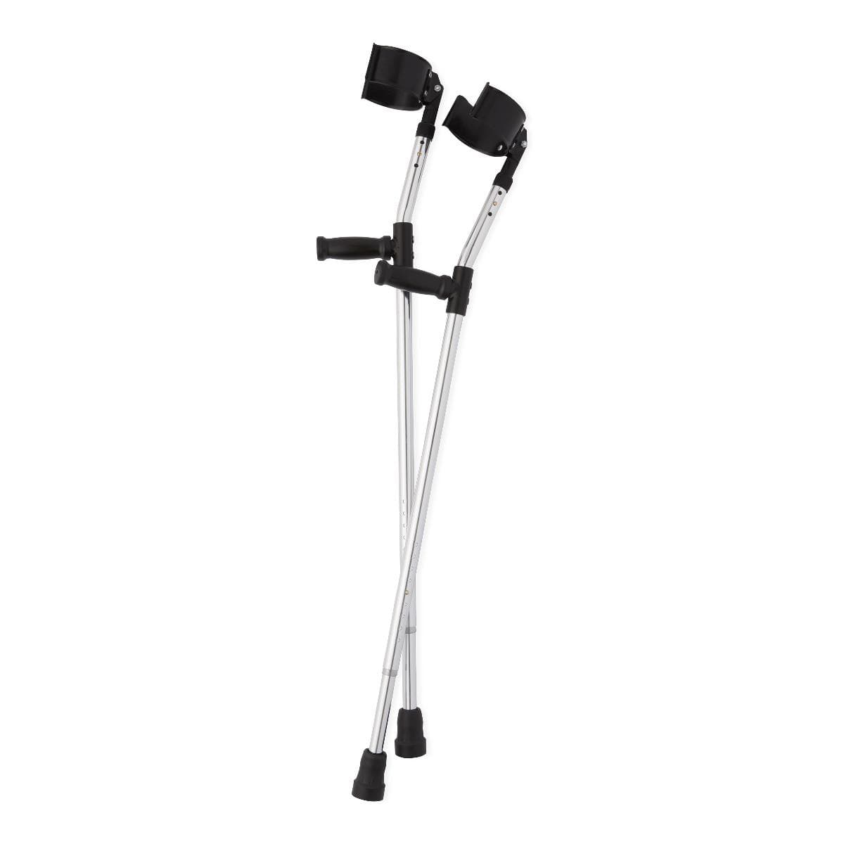 Medline Guardian Aluminum Forearm Crutches, Adult - Pair - Image 1