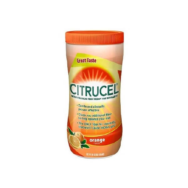 Citrucel Fiber Supplement Powder, Orange Flavor, 30 oz. - Each - Image 1
