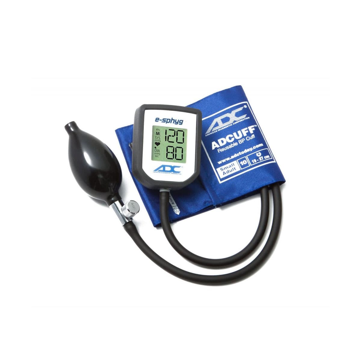 ADC e-sphyg Digital Pocket Aneroid Sphyg, Royal Blue, Small Adult - Image 1
