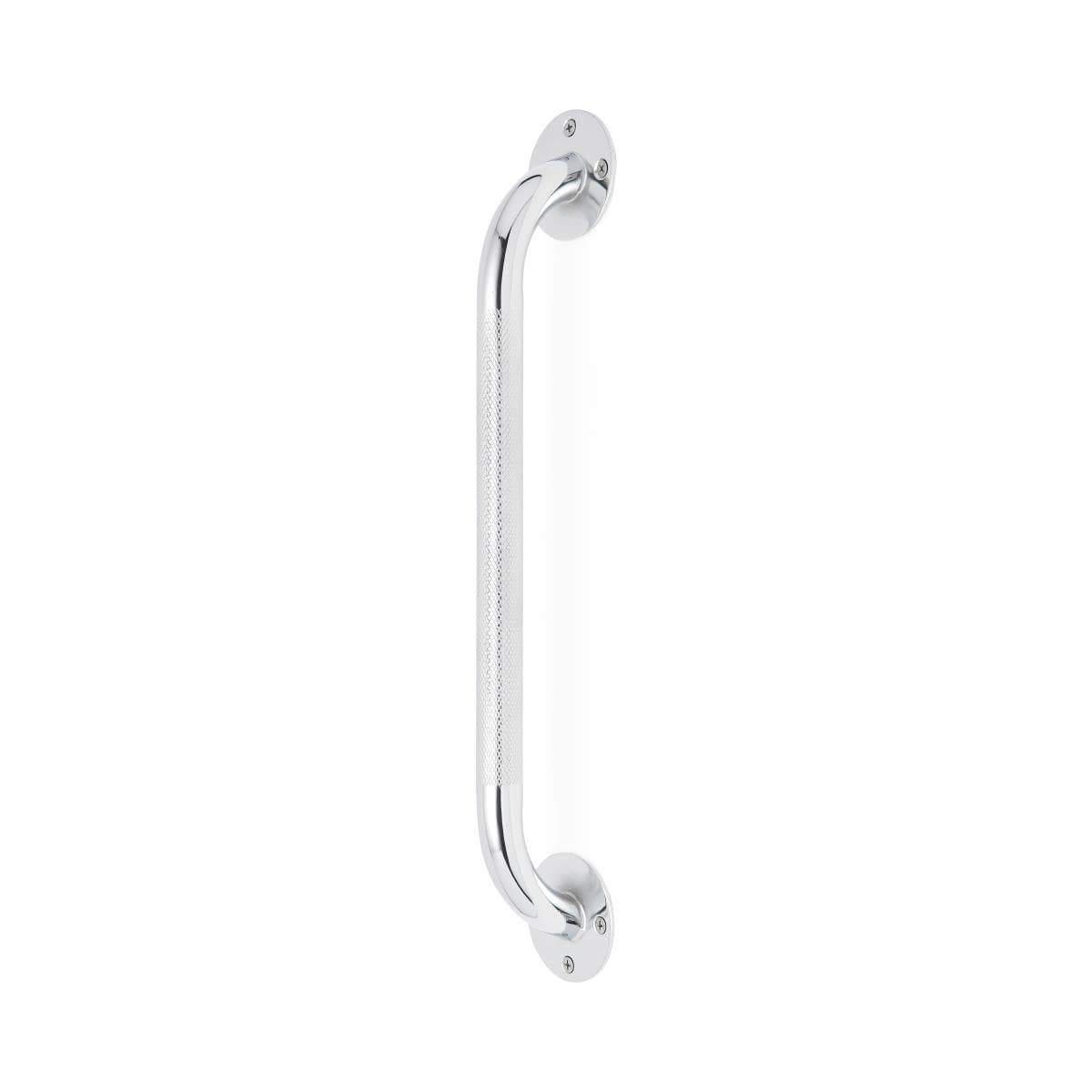 Medline Knurled Chrome Grab Bars, Grab Bar 16" Chrome - Image 1
