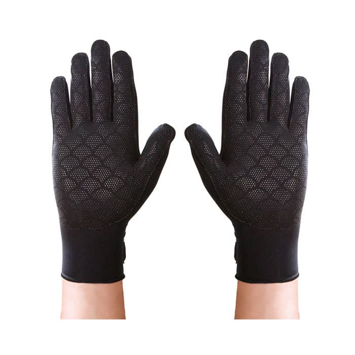 Thermoskin Arthritis Gloves, Full Finger, Black, Small - Pair - Image 1
