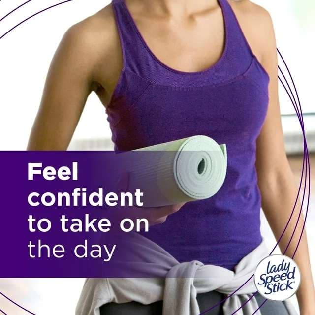Lady Speed Stick Antiperspirant and Deodorant, Powder Fresh Scent - Image 2