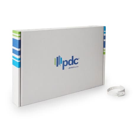 Speedi-Print Identification Wristband 1 x 3-1/2 Inch, White, 12 to 13 Inch - Each - Image 1