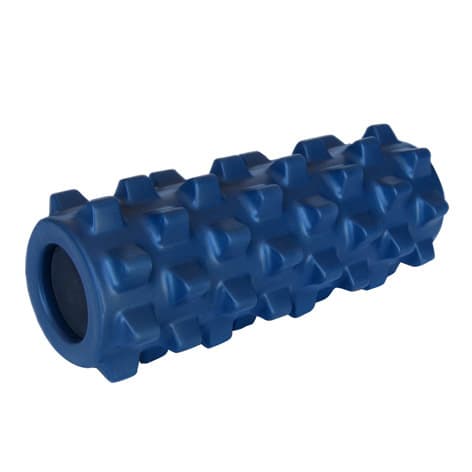 RumbleRoller Foam Roller, Medium Firm, 5 x 12 Inch, Blue - Image 1