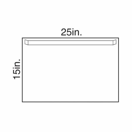 Halyard General Purpose Drape Blue, 25 W x 15 L Inch - Package of 2 - Image 1