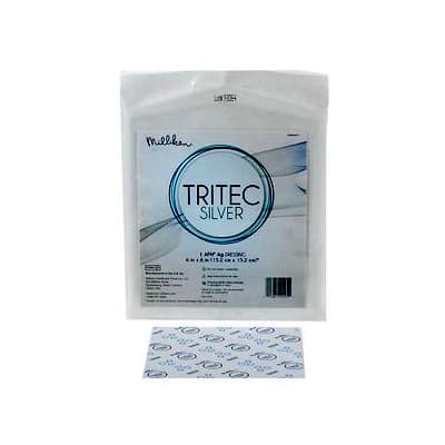 TRITEC Silver Contact Layer Dressing, 6" x 6" - Box of 10 - Image 1