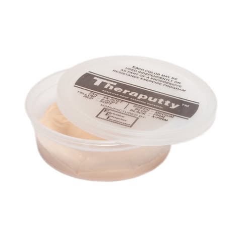 CanDo Antimicrobial Theraputty Exercise Material, 4 Oz, Tan, 2X Soft - Image 1