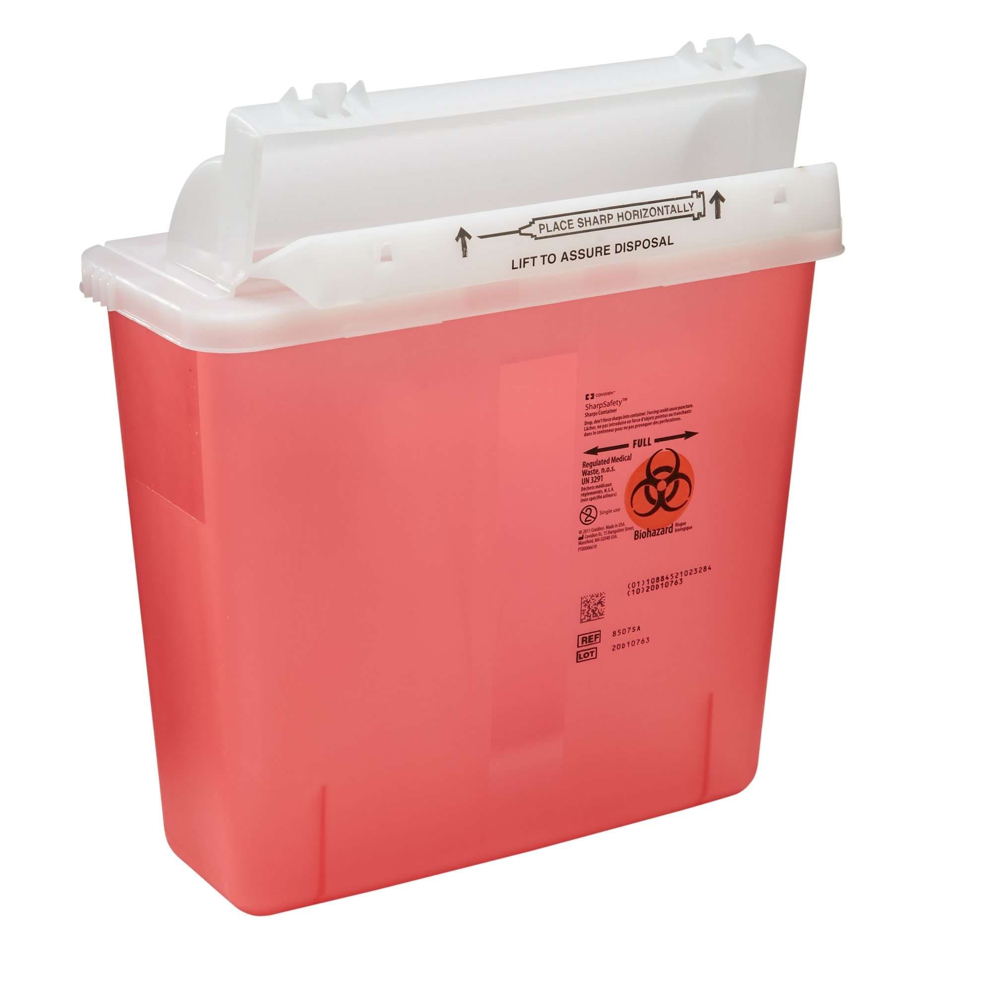 Monoject SharpStar Safety In-Room Sharps Container, 1.25 Gallon - Case of 20 - Image 1
