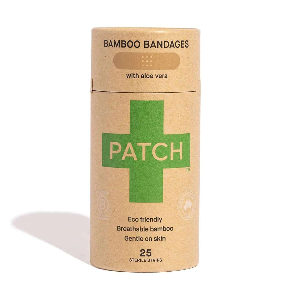 Nutricare Patch Adhesive Strip, Bamboo-Aloe Vera, 3/4 x 3 Inch - Box of 75 - Image 1