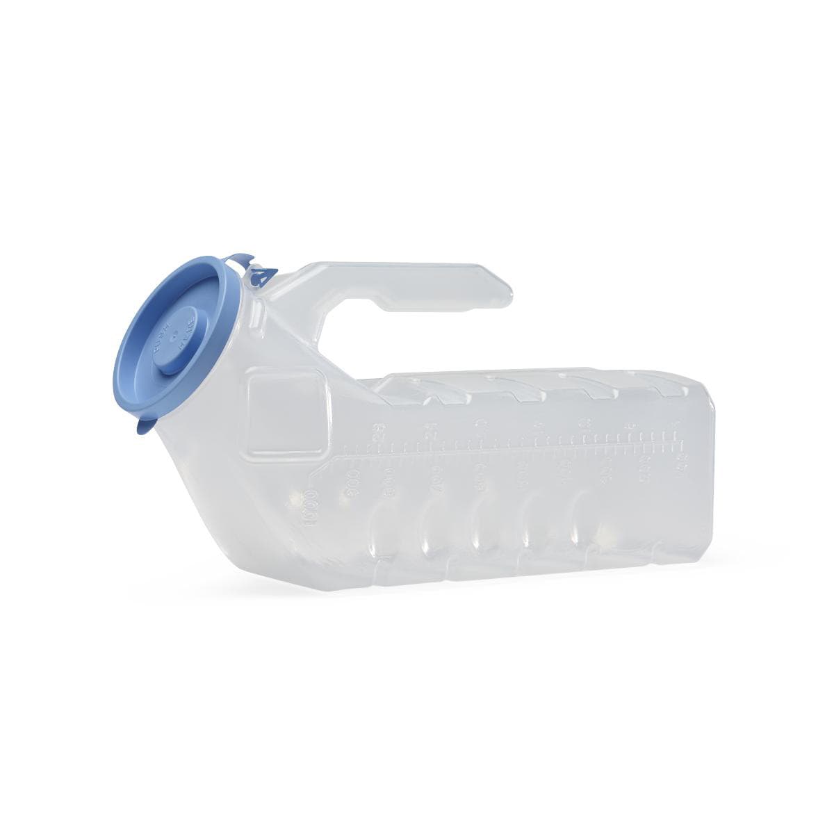 Medline Autoclavable Urinal with Blue Lid - Case of 12 - Image 2