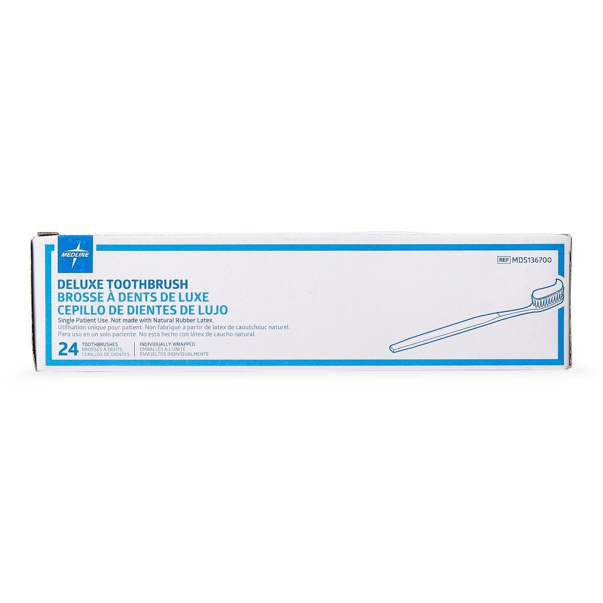 Medline Deluxe Adult Patient Toothbrush - Image 2