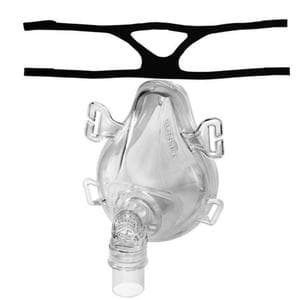 Sunset Deluxe Full Face CPAP Mask without Headgear and Replaceable Cushion, Small - Image 1