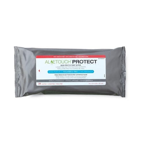 AloeTouch PROTECT Barrier Cream Wipes, Unscented - Carton of 576 - Image 1