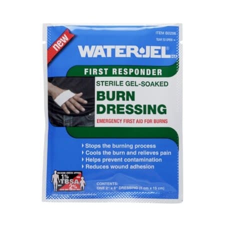 Water-Jel Burn Dressing Off White Pad Rectangle Sterile, 2 X 6 Inch - Each - Image 1