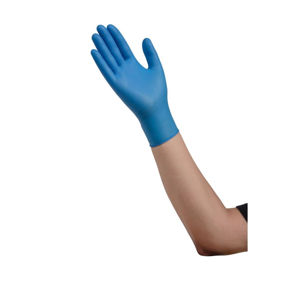 Esteem Exam Glove Blue Beaded Cuff 4.1 mil to 6.0 mil Range, X-Large - Box of 50 - Image 1