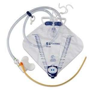 Dover Premium Latex Foley Drainage Bag Trays, 18 Fr - Case of 10 - Image 1