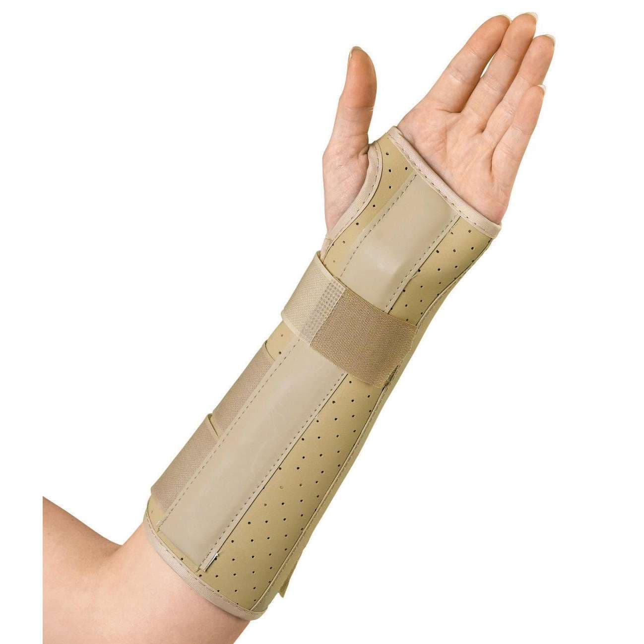 Medline Vinyl Wrist and Forearm Splints, 10 Inch, Left, Extra Large - Image 1