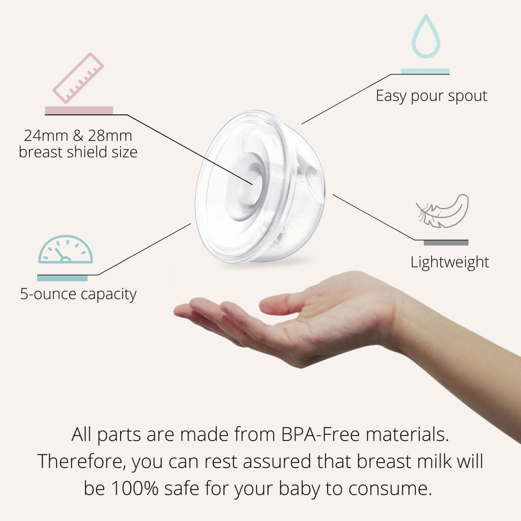 Zomee Hands Free Collection Cups - Image 3