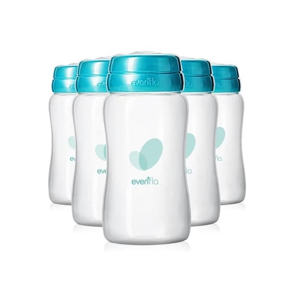 Evenflo Advanced Breast Milk Collection Bottle, 5 oz - Case of 12 - Image 1