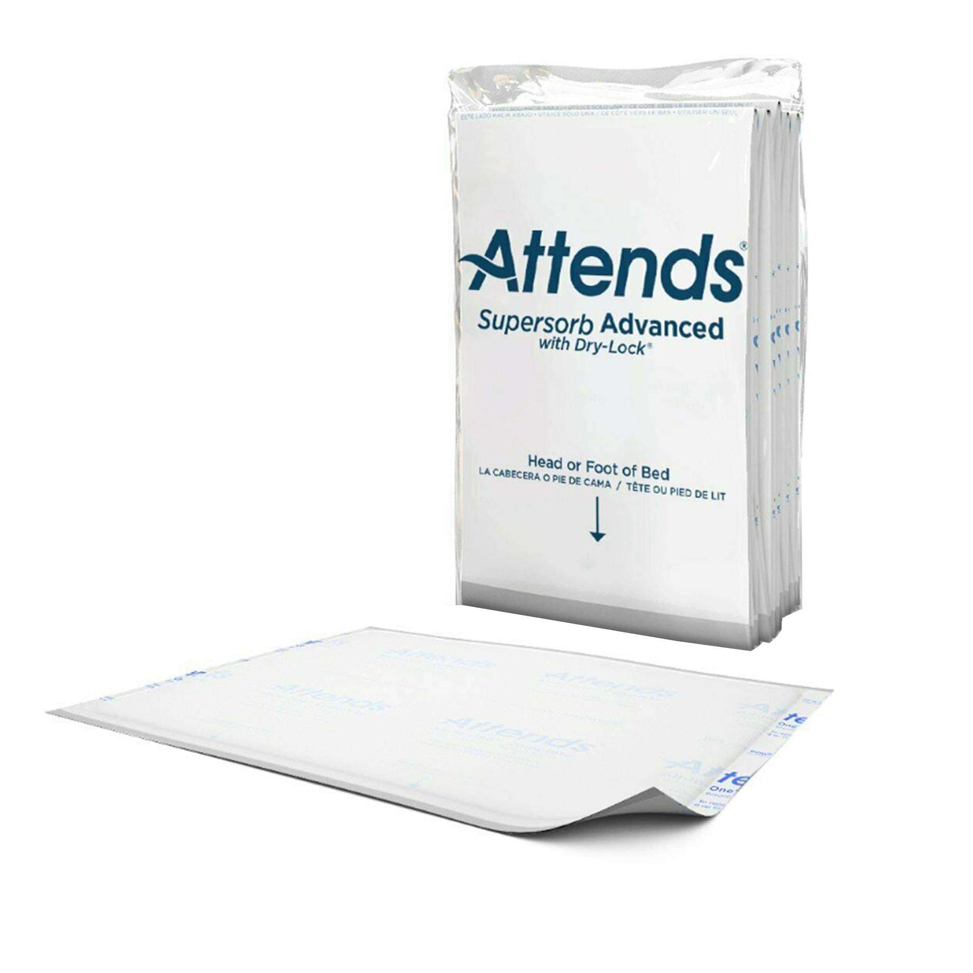 Attends Supersorb Advance Premium Underpad, 30" x 36" - Case of 60 - Image 1