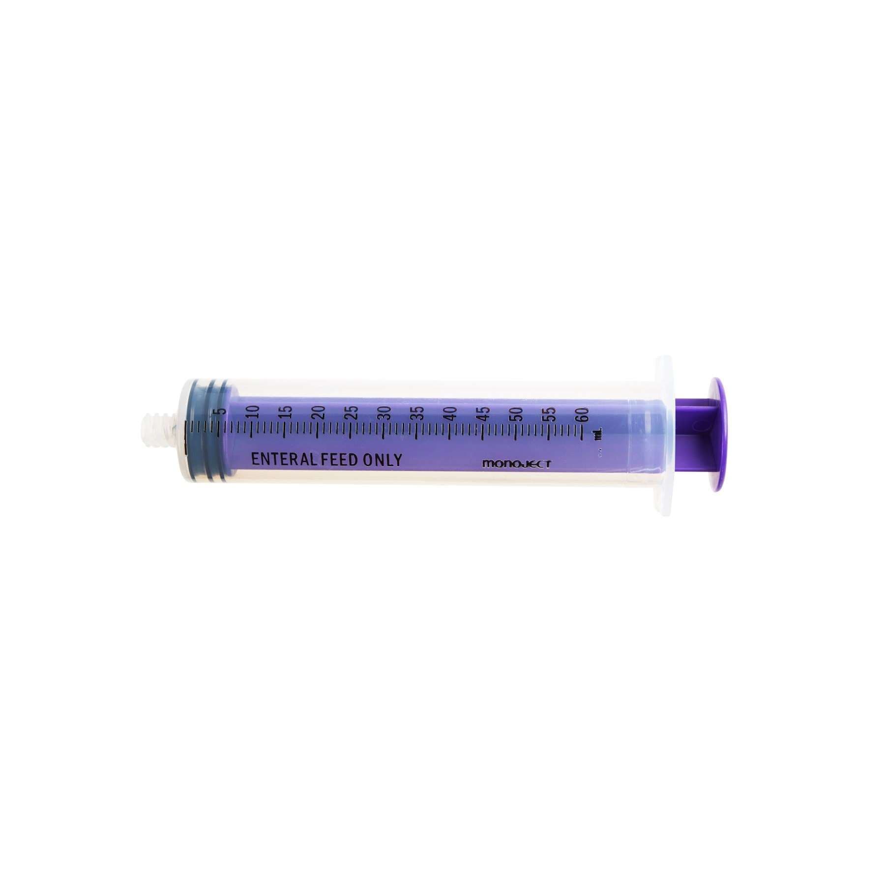 Monoject Enteral Feeding Irrigation Syringe, 60 mL - Case of 120 - Image 1