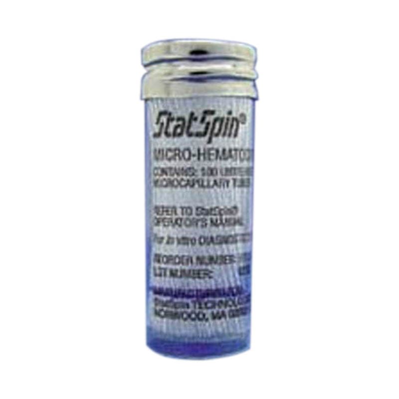 StatSpin Capillary Blood Collection Tube Ammonium Heparin, 40 mm Length - Vial of 100 - Image 1