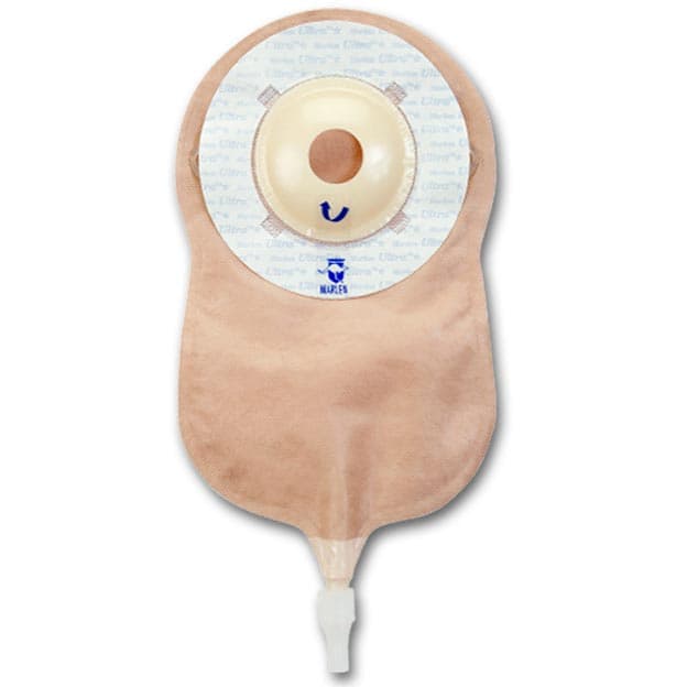 UltraLite 1-Piece Shallow Convex Urostomy Pouch 1-1/2 Inch - Box of 10 - Image 1